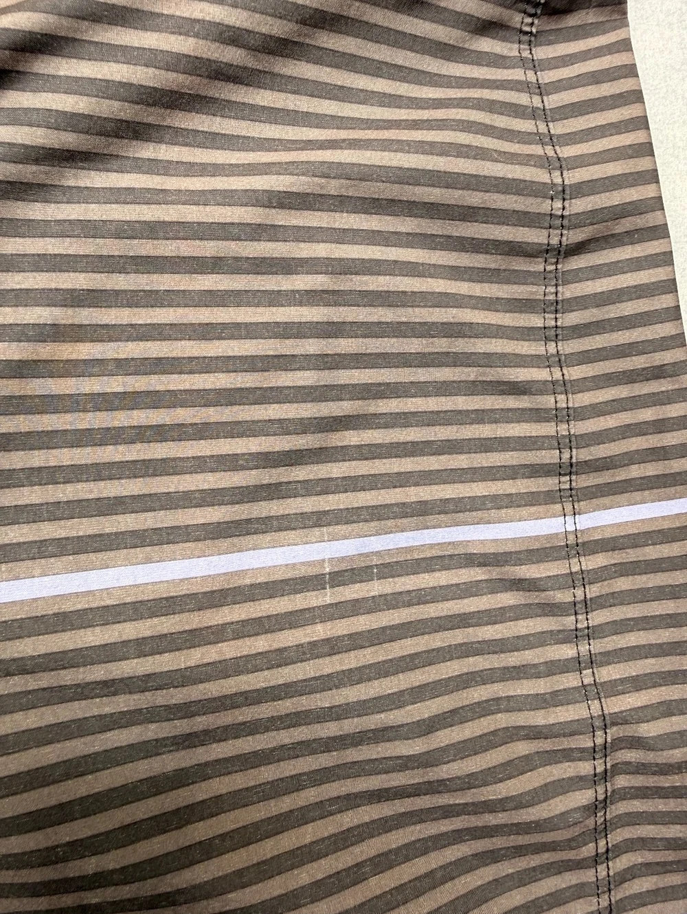 Patagonia Men's Board Shorts Size M Brown Striped Swimwear